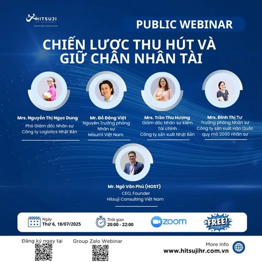 Webinar: Chiến Lược Thu Hút Và Giữ Chân Nhân Tài