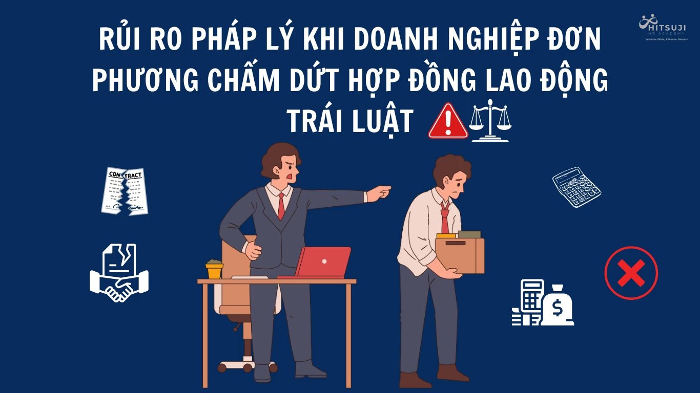 [PHÁP LUẬT] Rủi Ro Pháp Lý Khi Doanh Nghiệp Đơn Phương Chấm Dứt Hợp Đồng Lao Động Trái Luật